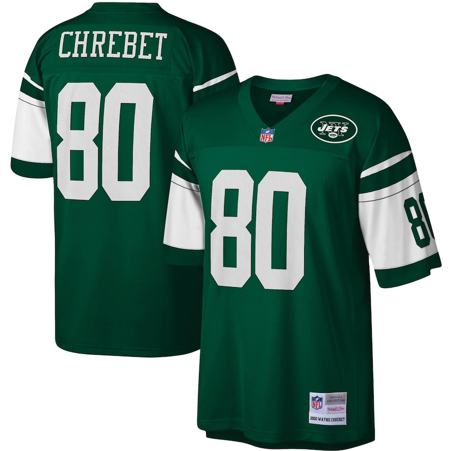 Men’s New York Jets Wayne Chrebet Mitchell & Ness Green Legacy Replica Jersey
