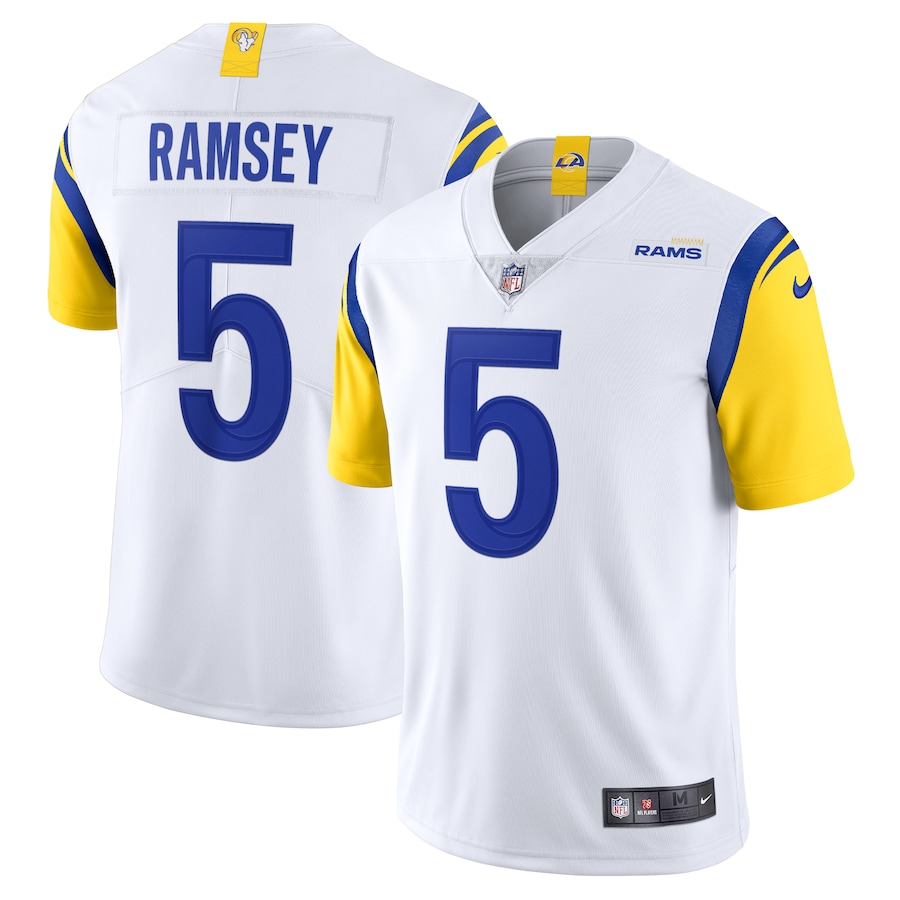 Men’s Los Angeles Rams Jalen Ramsey Nike White Alternate Vapor Limited Jersey