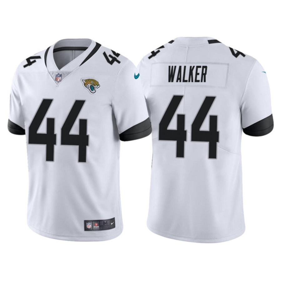 Men's Jacksonville Jaguars 44 Travon Walker White Vapor Untouchable Limited Stitched Jersey