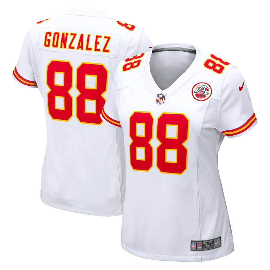 Women’s Kansas City Chiefs Tony Gonzalez Nike White Retired Game Jersey