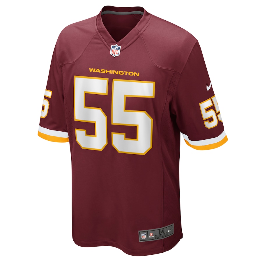 Men’s Nike Cole Holcomb Washington Football Team Burgundy Game Player Jersey