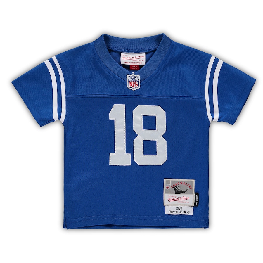 Infant Indianapolis Colts Peyton Manning Mitchell & Ness Royal 1998 Retired Legacy Jersey