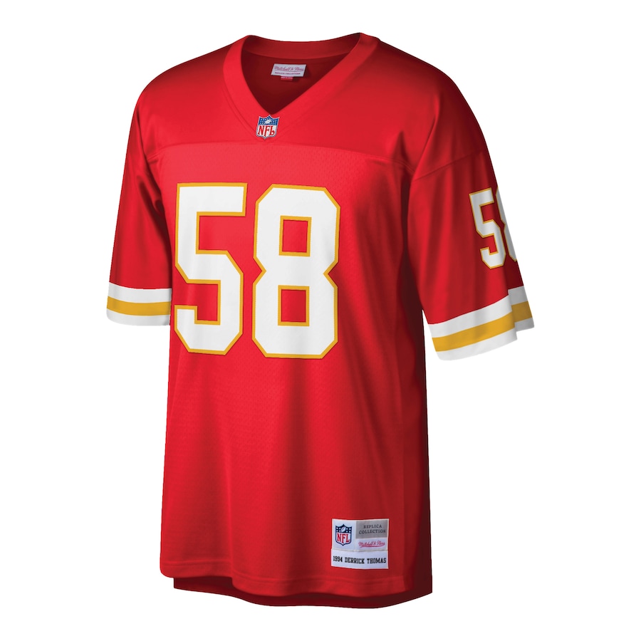 Men’s Kansas City Chiefs Derrick Thomas Mitchell & Ness Red Retired Player Legacy Replica Jersey