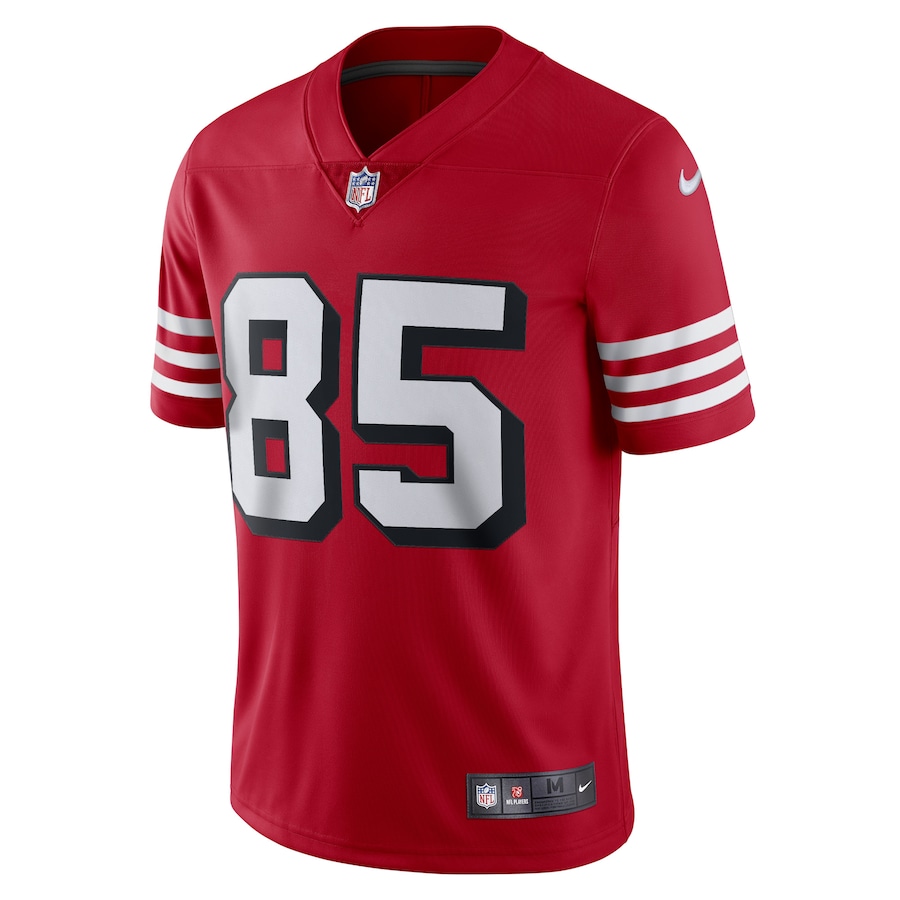 Men’s San Francisco 49ers George Kittle Nike Red Alternate Vapor Limited Player Jersey