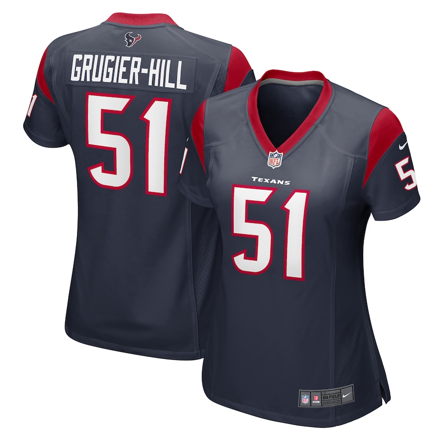 Women’s Houston Texans Kamu Grugier-Hill Nike Navy Game Player Jersey