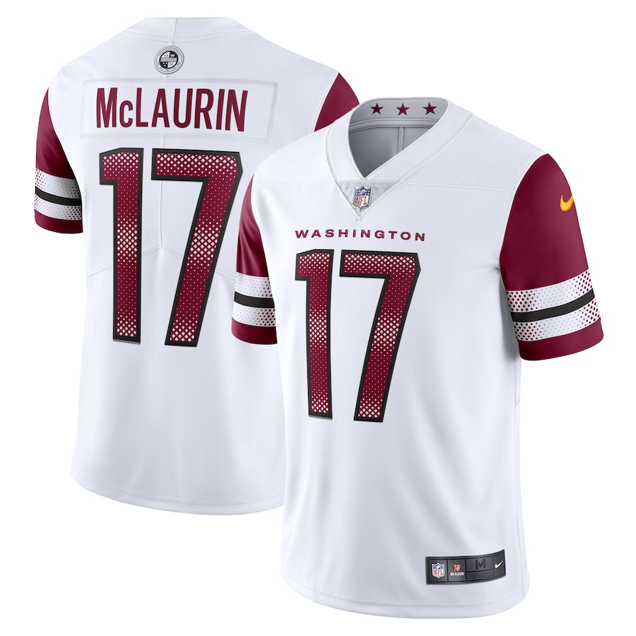 Men’s Washington Commanders Terry McLaurin Nike White Vapor Limited Jersey