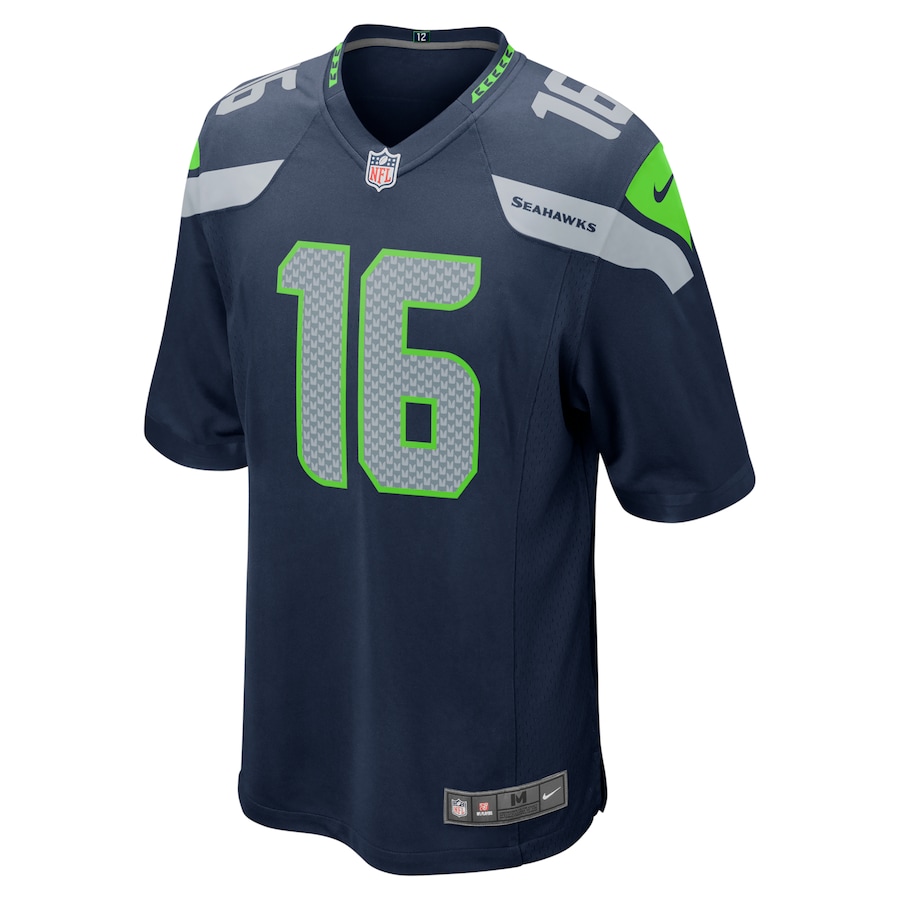 Men’s Seattle Seahawks Tyler Lockett Nike College Navy Game Team Jersey