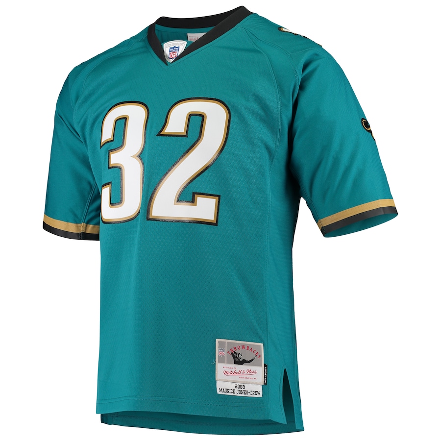 Men’s Jacksonville Jaguars Maurice Jones-Drew Mitchell & Ness Teal Legacy Replica Jersey