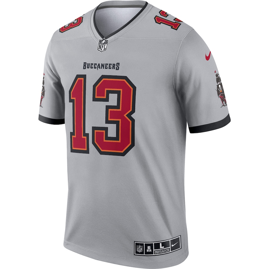 Men’s Tampa Bay Buccaneers Mike Evans Nike Gray Inverted Legend Jersey