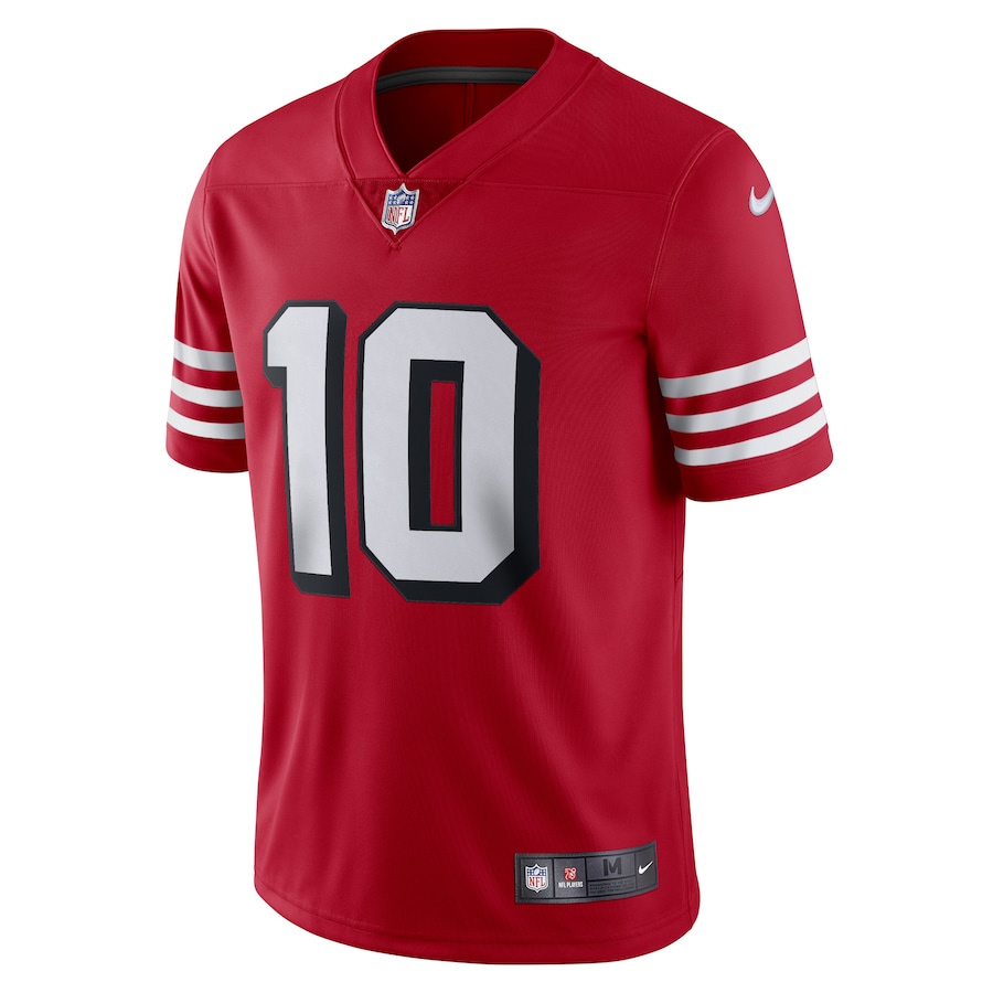 Men’s San Francisco 49ers Jimmy Garoppolo Nike Red Alternate Vapor Limited Jersey