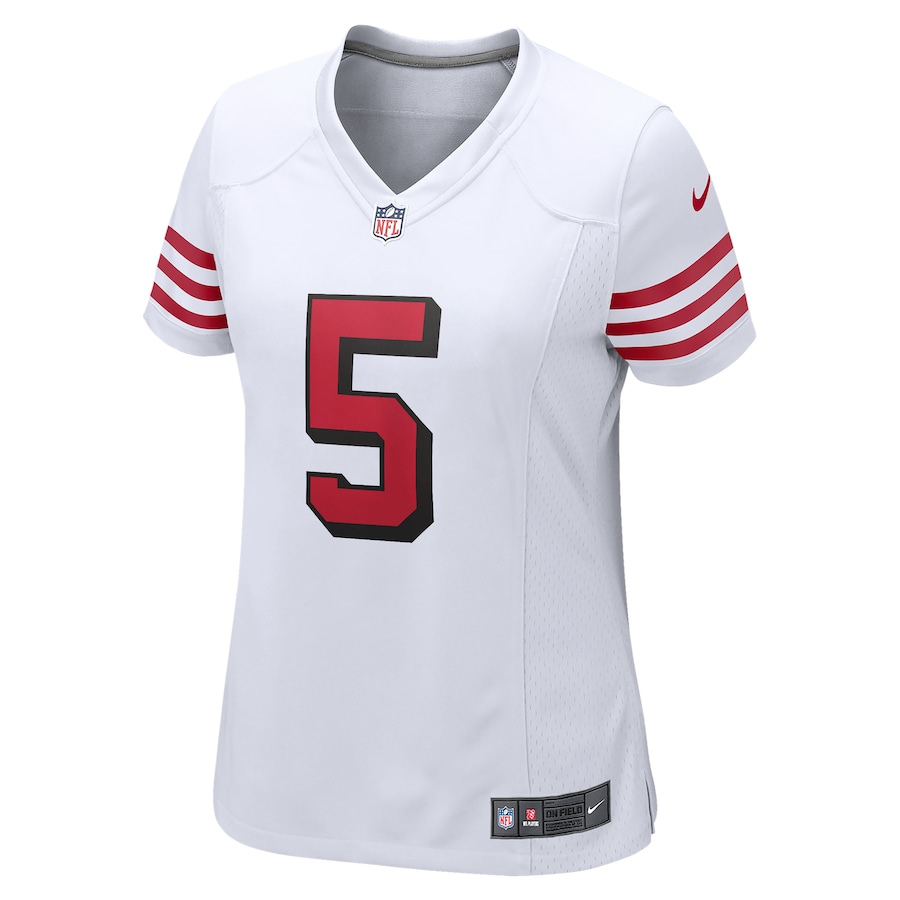 Women’s San Francisco 49ers Trey Lance Nike White Alternate Game Jersey