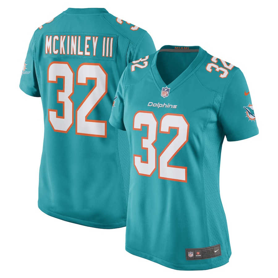 Women's Miami Dolphins Verone McKinley III Nike Aqua Game Player Jersey