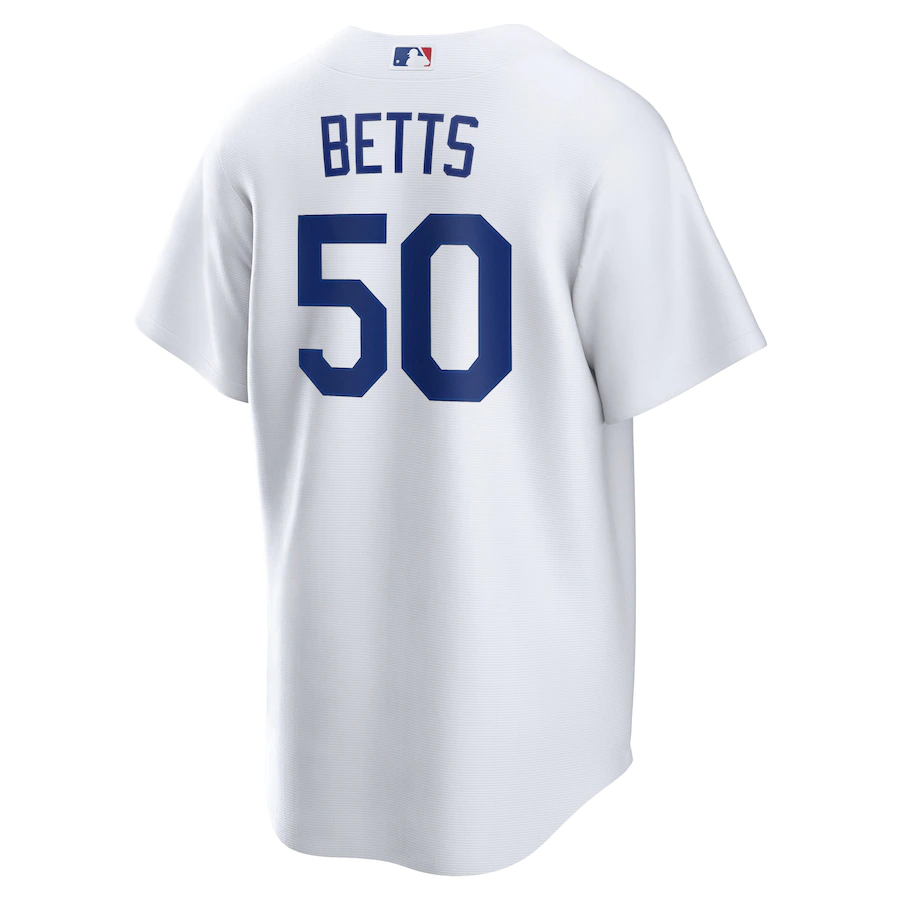 Men's Los Angeles Dodgers 50 Mookie Betts Royal Alternate Replica Player Name Jersey