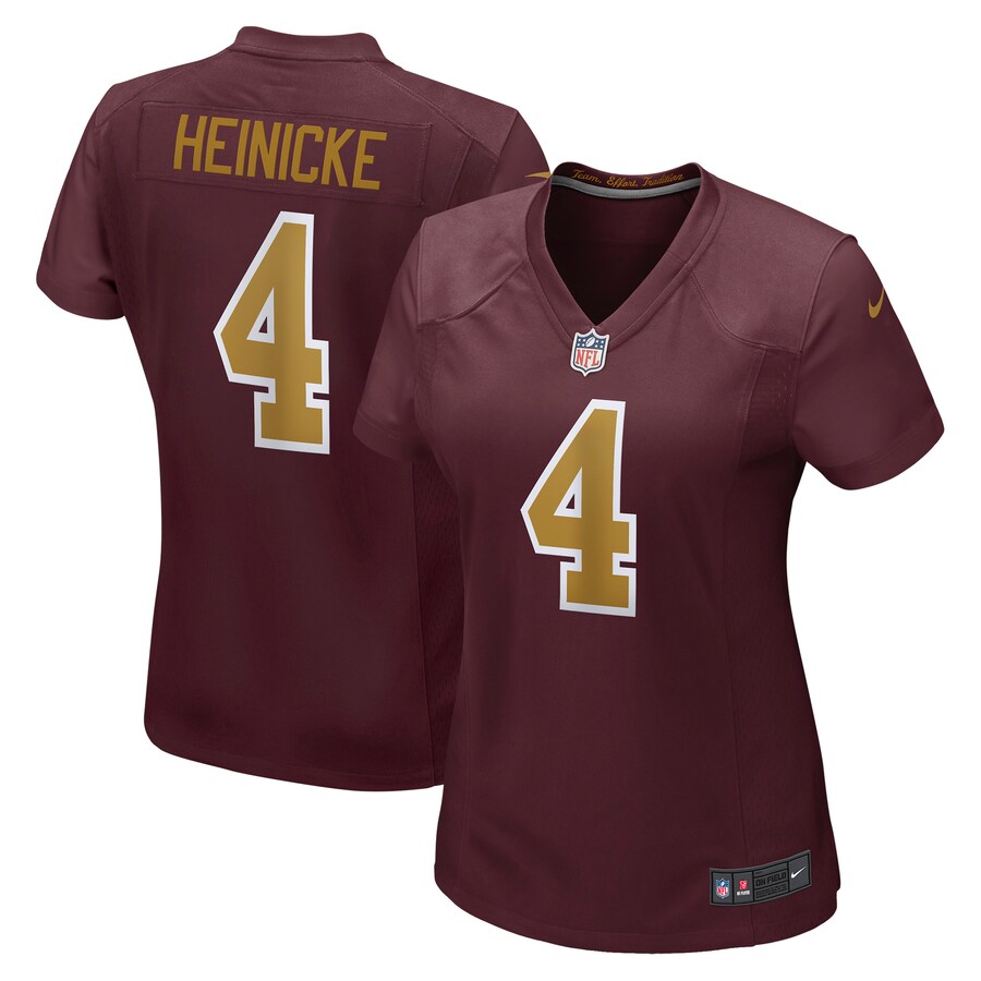 Women’s Washington Football Team Taylor Heinicke Nike Burgundy Alternate Player Game Jersey
