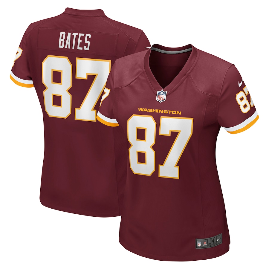 Women’s Washington Football Team John Bates Nike Burgundy Game Jersey