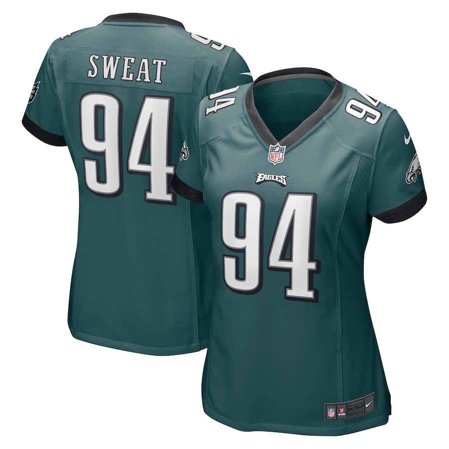 Women’s Philadelphia Eagles Josh Sweat Nike Midnight Green Game Jersey