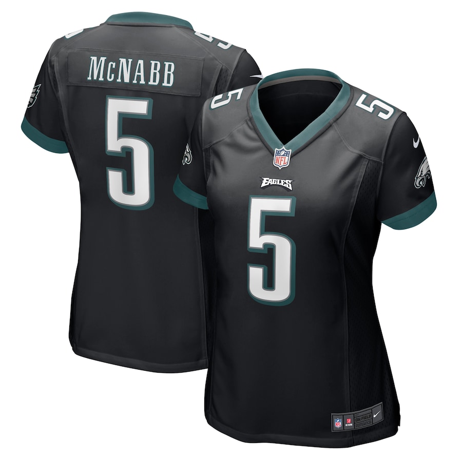 Women’s Philadelphia Eagles Donovan McNabb Nike Black Retired Player Jersey