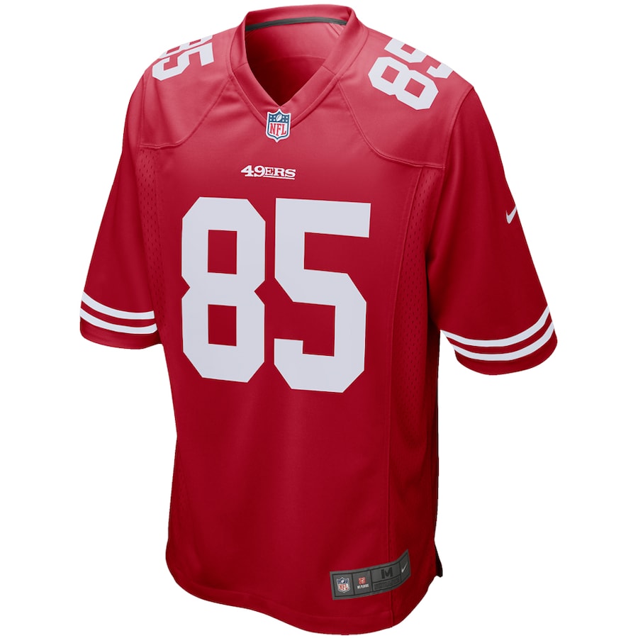 Men’s San Francisco 49ers George Kittle Nike Scarlet Game Player Jersey