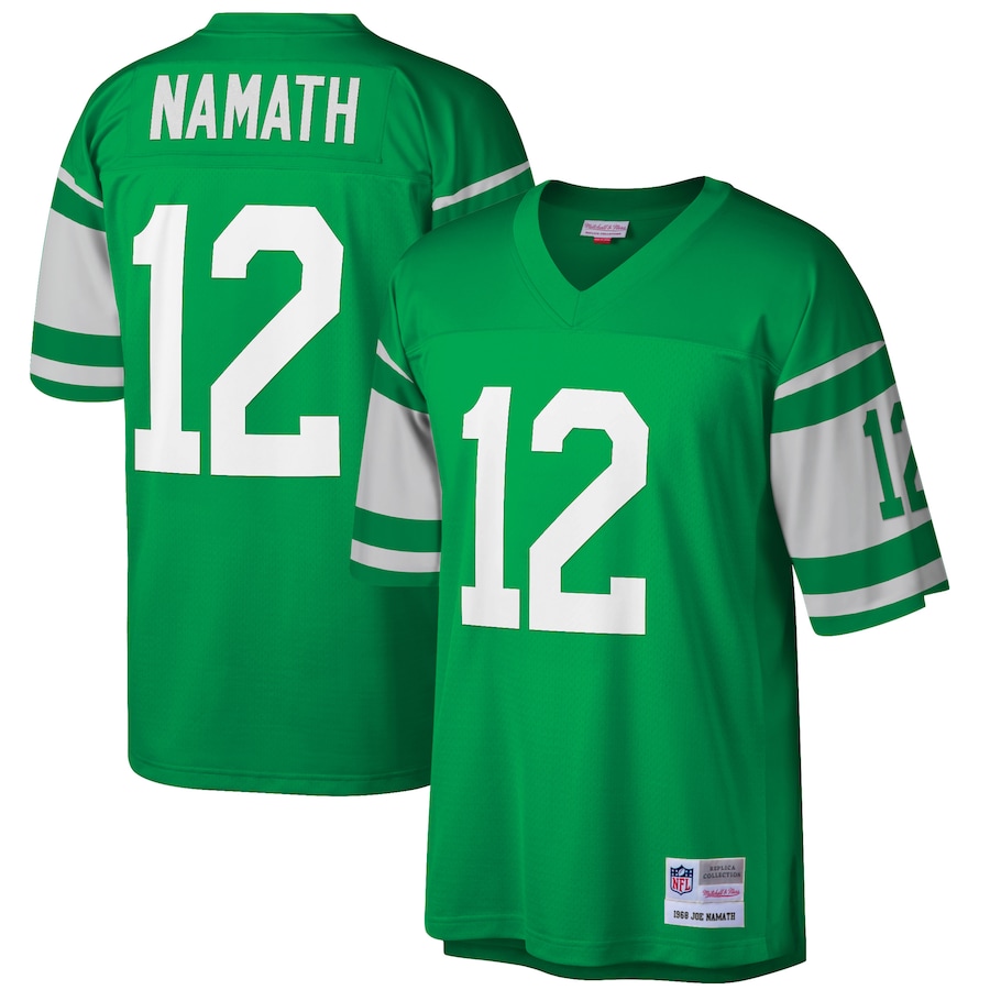 Men’s New York Jets Joe Namath Mitchell & Ness Green Retired Player Legacy Replica Jersey