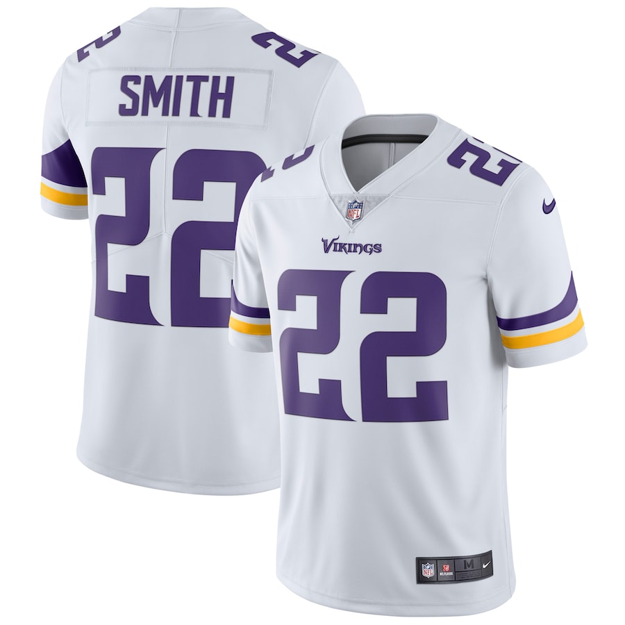 Men’s Minnesota Vikings Harrison Smith Nike White Vapor Untouchable Limited Player Jersey