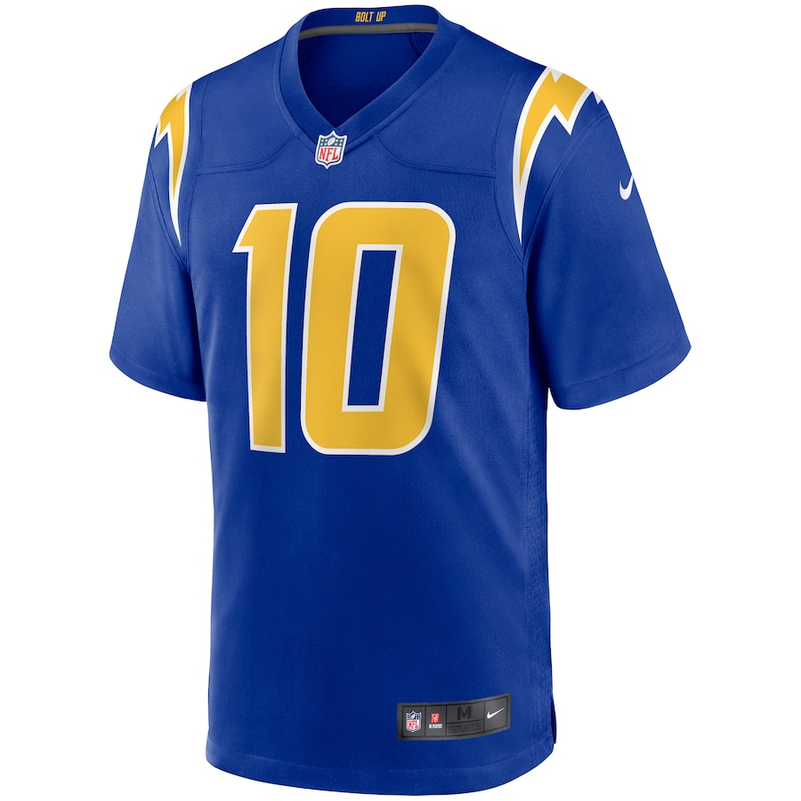 Men’s Los Angeles Chargers Justin Herbert Nike Royal 2nd Alternate Game Jersey