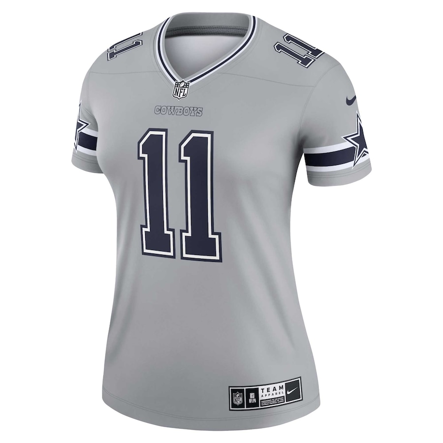 Women’s Dallas Cowboys Micah Parsons Nike Silver Inverted Legend Jersey