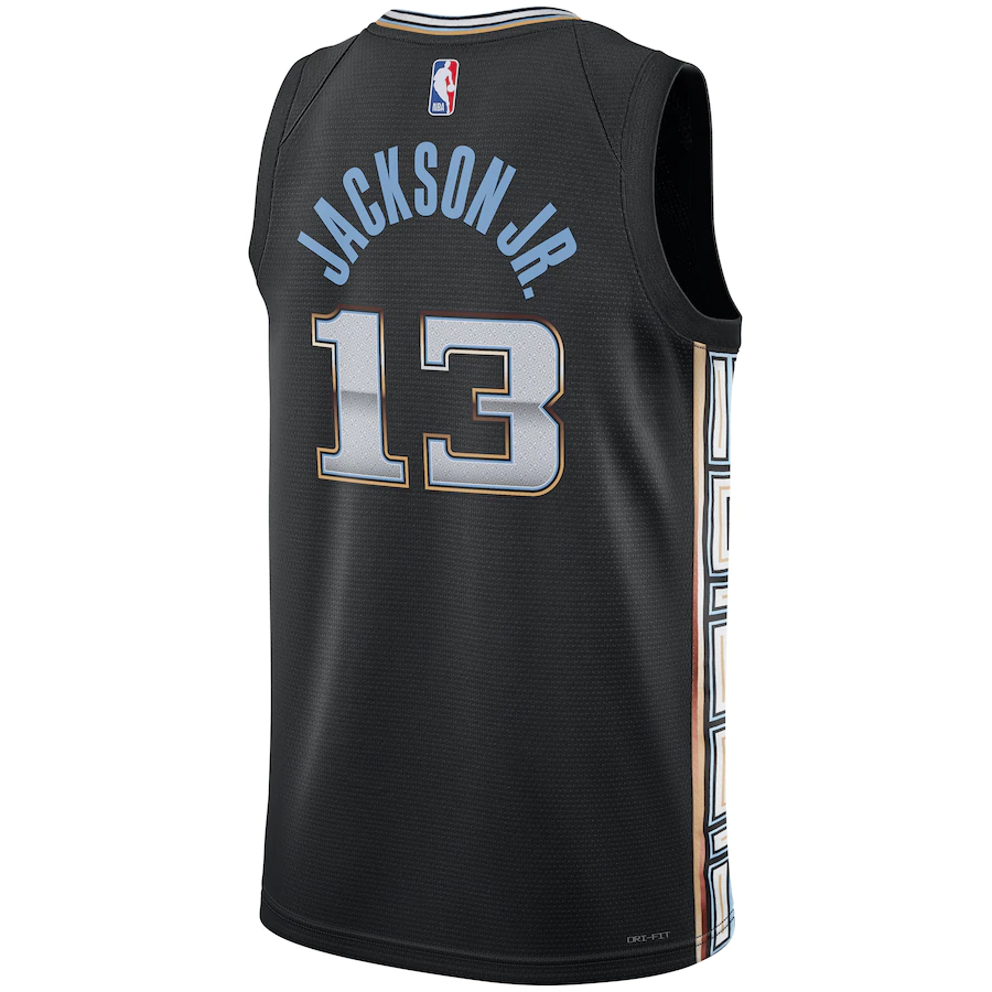 Men's Memphis Grizzlies Jaren Jackson Jr. Black 2022-23 Swingman Jersey - City Edition