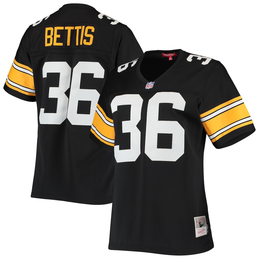 Women’s Pittsburgh Steelers Jerome Bettis Mitchell & Ness Black 1996 Legacy Replica Jersey