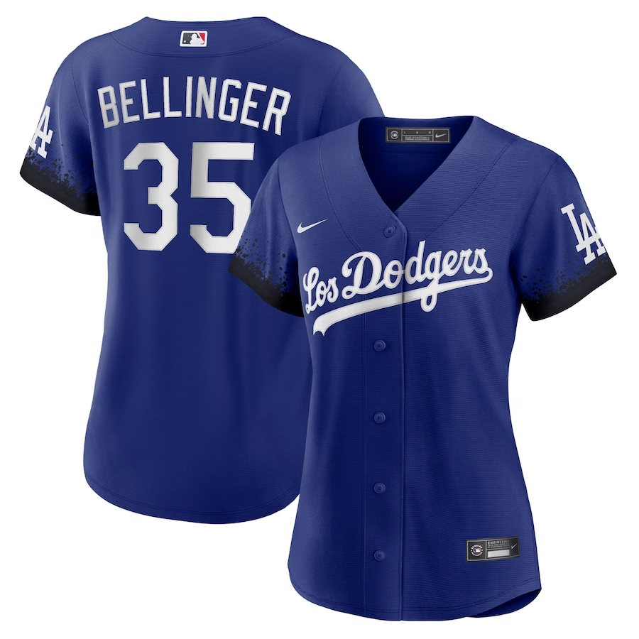Women's Los Angeles Dodgers Cody Bellinger Royal City Connect Replica Player Jersey