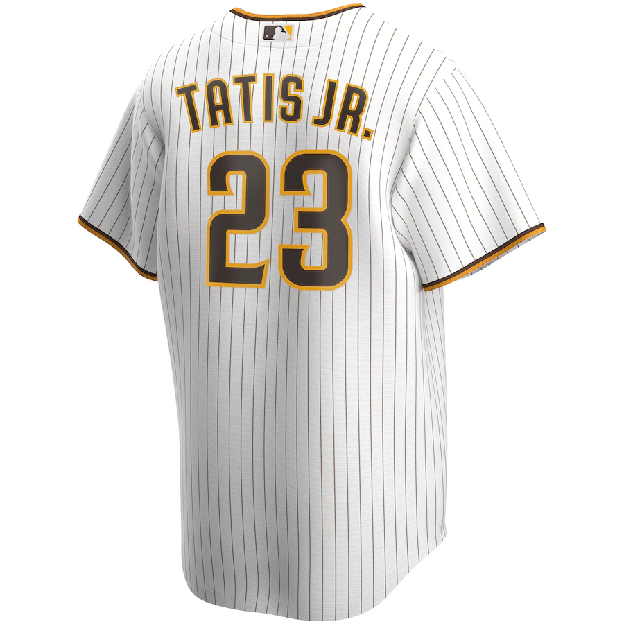 San Diego Padres 23 Fernando Tatis Jr. White Home Replica Player Jersey