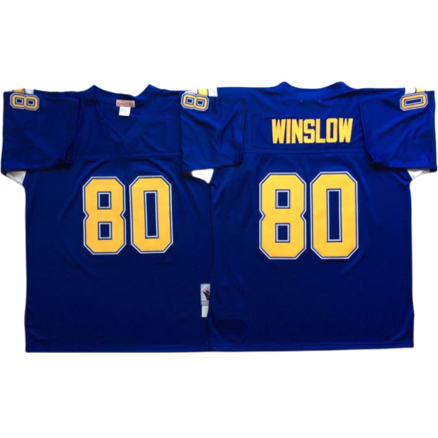 Men's Los Angeles Chargers Kellen Winslow Mitchell & Ness Royal Throwback Jersey