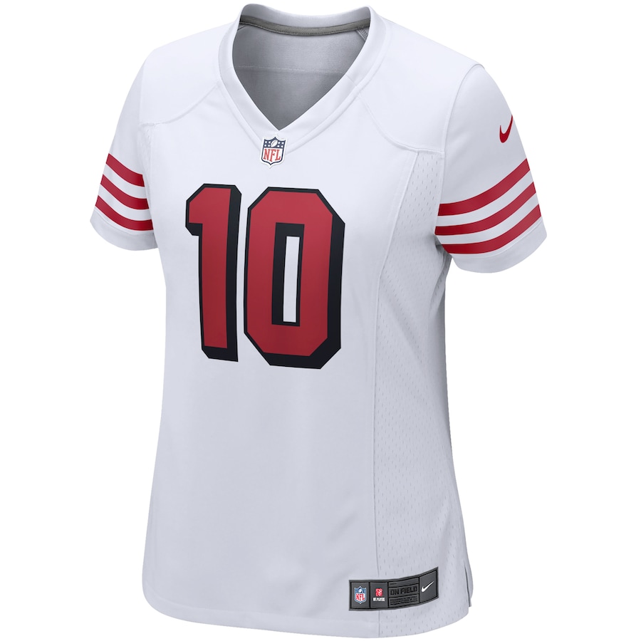 Women’s San Francisco 49ers Jimmy Garoppolo Nike White Alternate Game Player Jersey