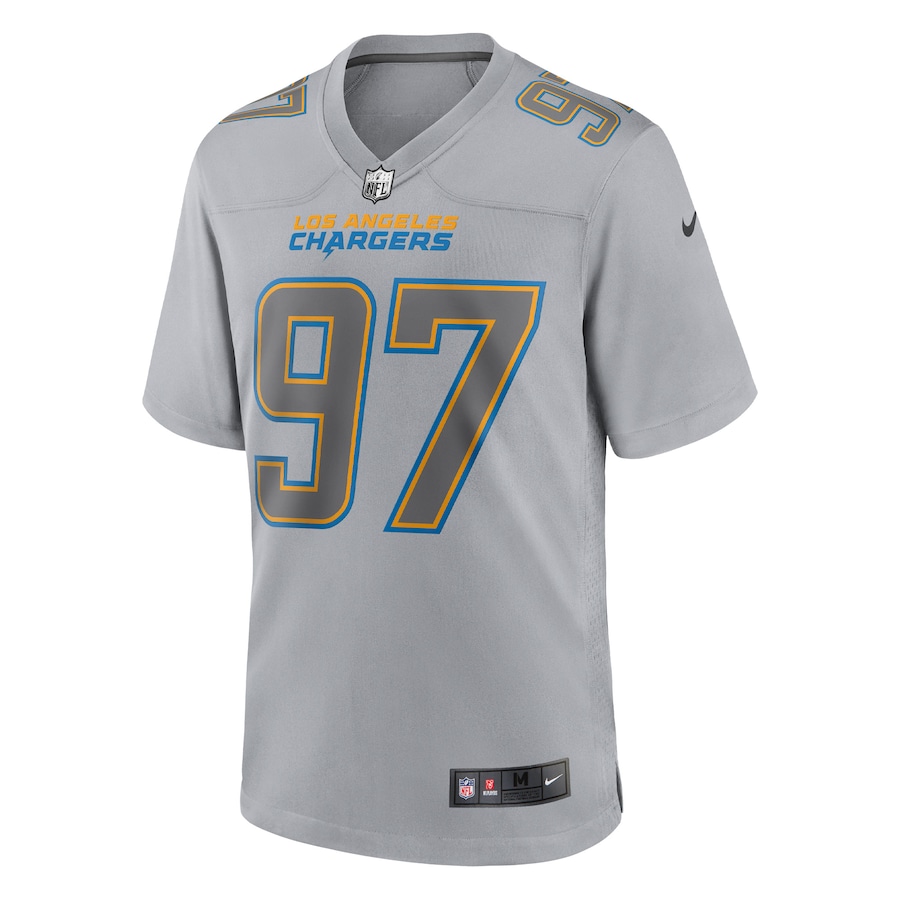 Men’s Los Angeles Chargers Joey Bosa Nike Gray Atmosphere Fashion Game Jersey