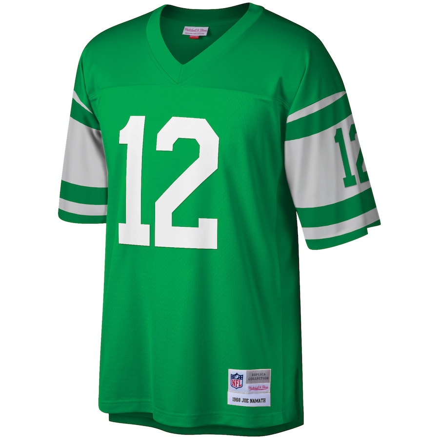 Men’s New York Jets Joe Namath Mitchell & Ness Green Retired Player Legacy Replica Jersey