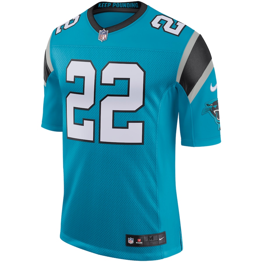 Men’s Carolina Panthers Christian McCaffrey Nike Blue Classic Limited Player Jersey