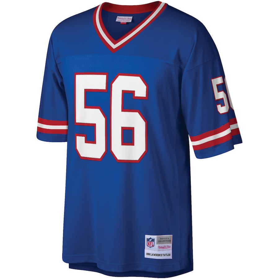 Men’s New York Giants Lawrence Taylor Mitchell & Ness Royal Legacy Replica Jersey