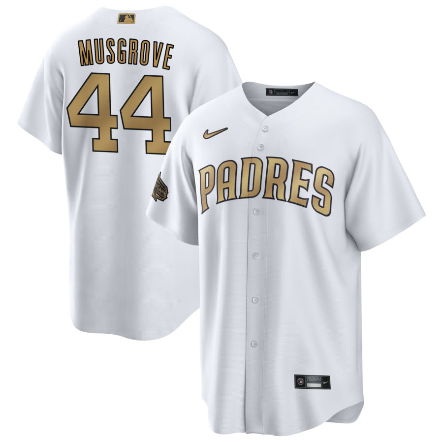 Men's San Diego Padres Joe Musgrove White 2022 MLB All-Star Game Jersey