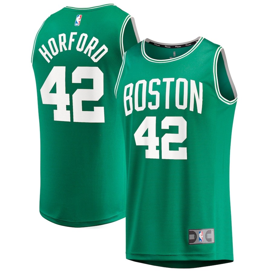 Men's Boston Celtics Al Horford Fanatics Branded Kelly Green 2021/22 Fast Break Replica Jersey - Icon Edition