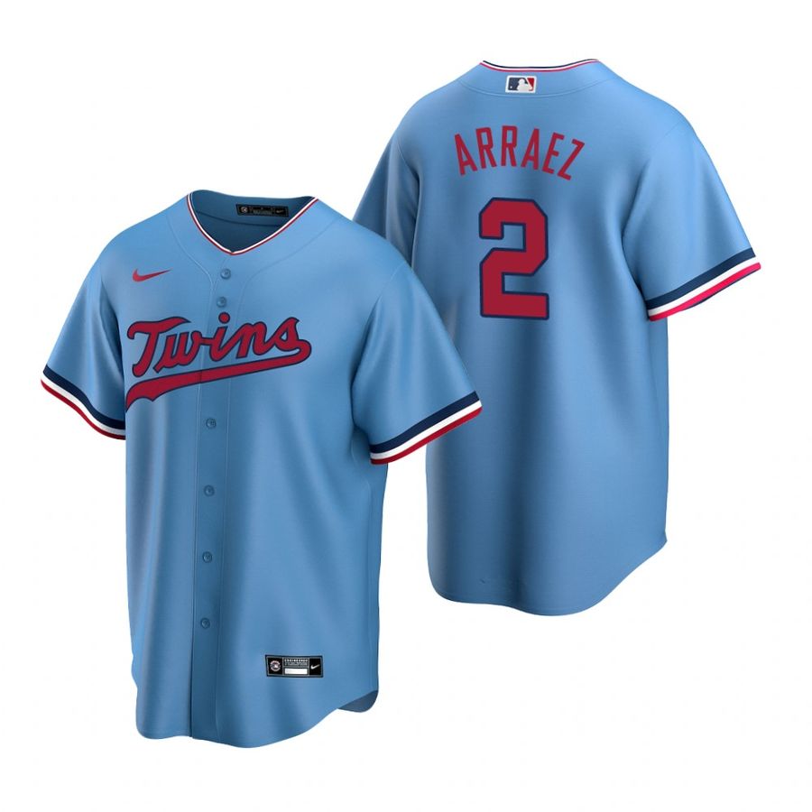 Men's Minnesota Twins Luis Arraez Powder Blue Alternate Replica Team Jersey