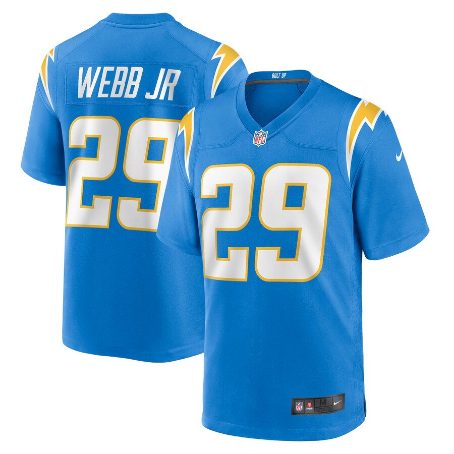 Men’s Los Angeles Chargers Mark Webb Jr. Nike Powder Blue Game Jersey