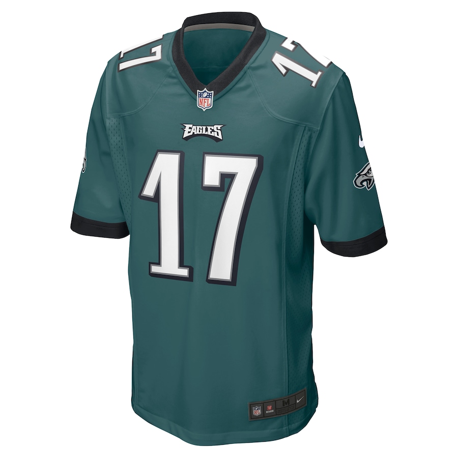 Men’s Philadelphia Eagles Nakobe Dean Nike Green 2022 NFL Draft Pick Player Game Jersey