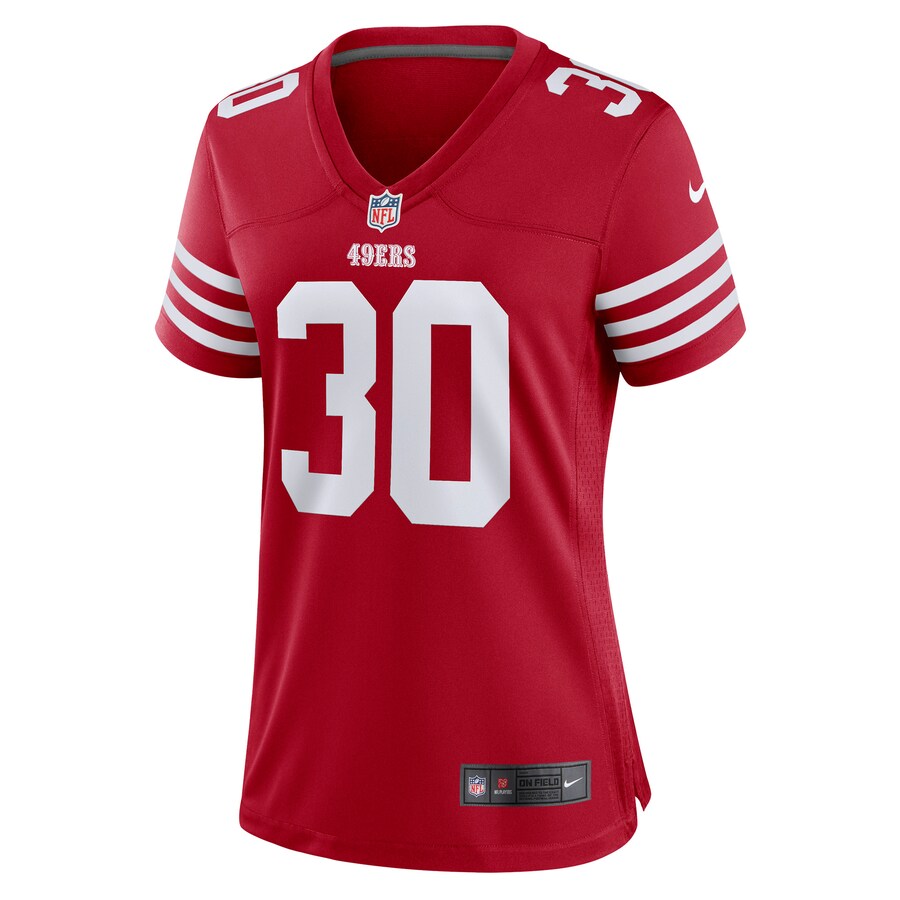 Women’s San Francisco 49ers George Odum Nike Scarlet Game Player Jersey