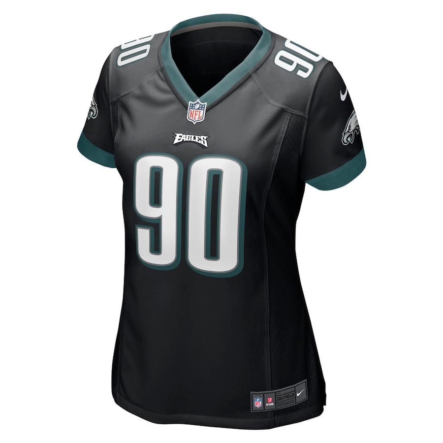 Women’s Philadelphia Eagles Jordan Davis Nike Black Player Game Jersey