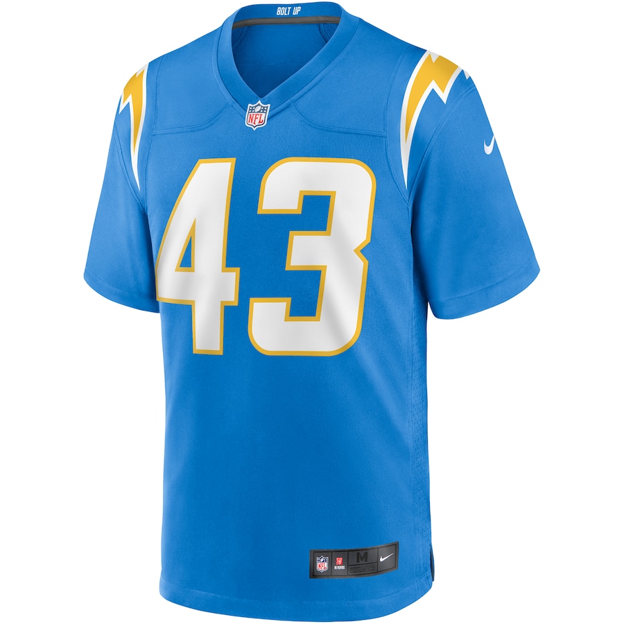 Men’s Los Angeles Chargers Michael Davis Nike Powder Blue Game Jersey