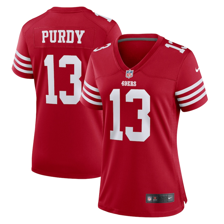 Women’s San Francisco 49ers Brock Purdy Nike Scarlet Game Player Jersey