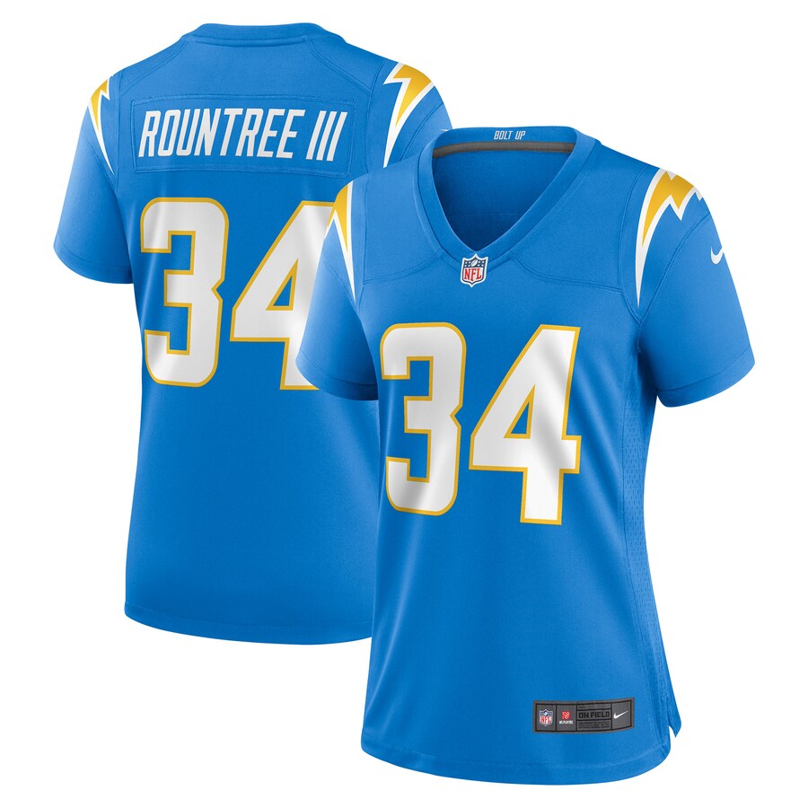Women’s Los Angeles Chargers Larry Rountree III Nike Powder Blue Player Game Jersey