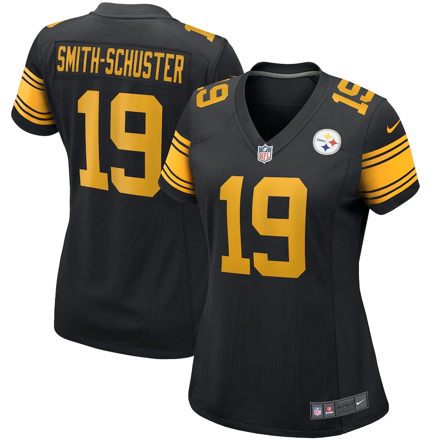 Women’s Pittsburgh Steelers JuJu Smith-Schuster Nike Black Alternate Game Player Jersey