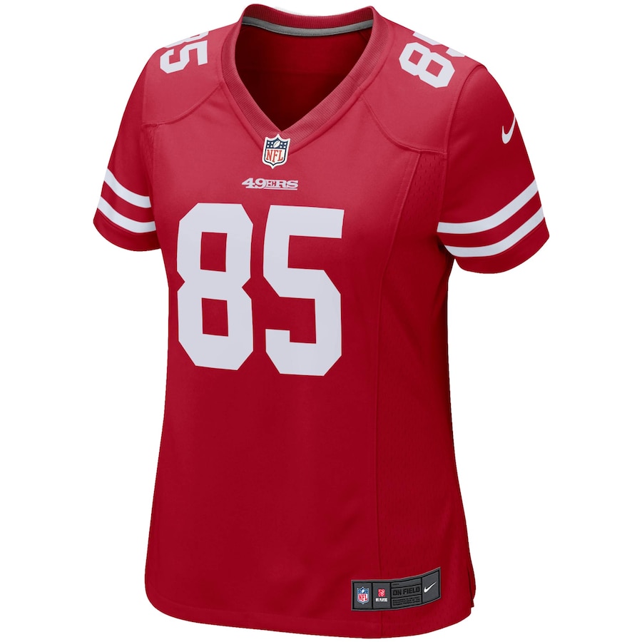 Women’s San Francisco 49ers George Kittle Nike Scarlet Game Player Jersey