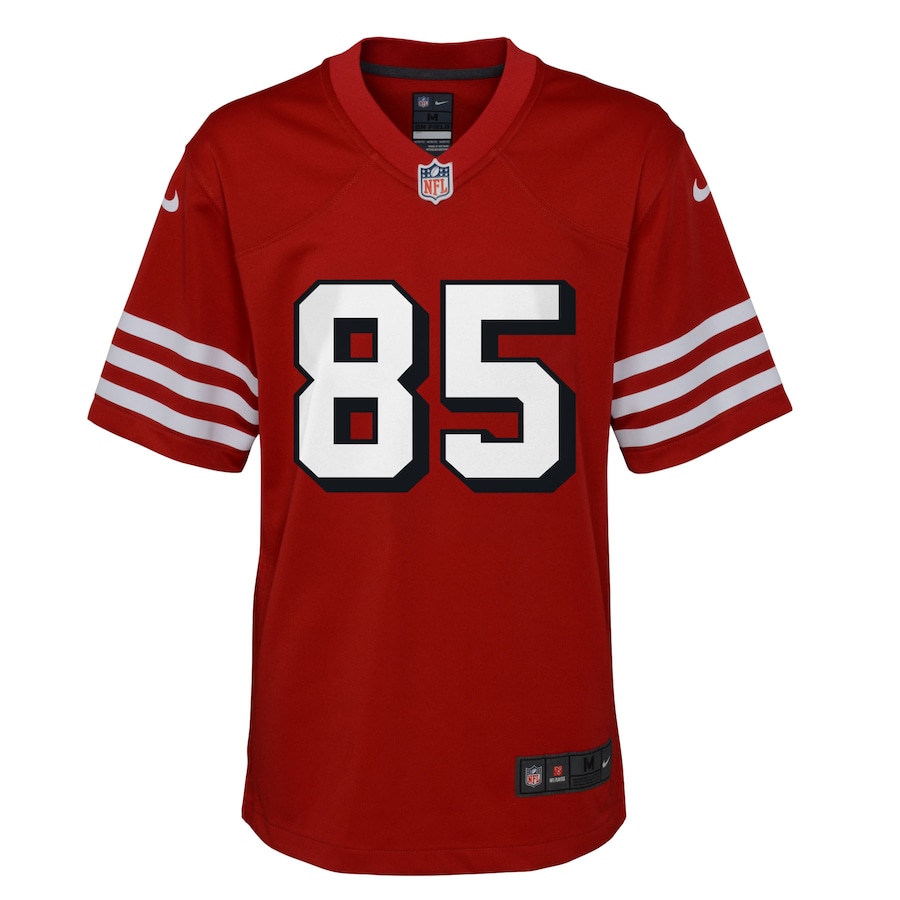 Youth San Francisco 49ers George Kittle Nike Scarlet Alternate Game Jersey
