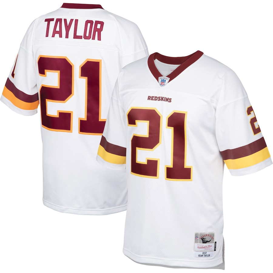 Women’s Washington Football Team Sean Taylor Mitchell & Ness White Legacy Replica Player Jersey